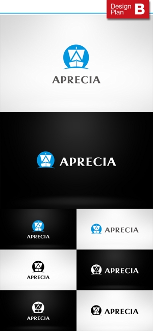 DaemDesign (Daem)さんの「アプレシア株式会社」のロゴ作成への提案