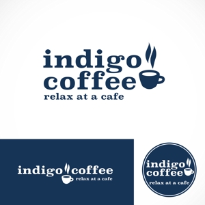 scrug design (scrug)さんのタイバンコクにも進出予定！のカフェ『indigo coffee』のロゴ作製への提案