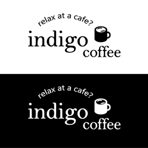 MoMo (plus_nekonote)さんのタイバンコクにも進出予定！のカフェ『indigo coffee』のロゴ作製への提案