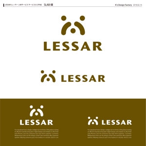 K'z Design Factory (kzdesign)さんのLESSAR (レッサー)　ARサービス　サービスロゴ作成への提案