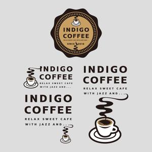 竜の方舟 (ronsunn)さんのタイバンコクにも進出予定！のカフェ『indigo coffee』のロゴ作製への提案