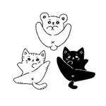 u_k_ (u_k_)さんのオシリが可愛い猫／動物イラストへの提案