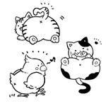 ゆきお (yukino_snow)さんのオシリが可愛い猫／動物イラストへの提案