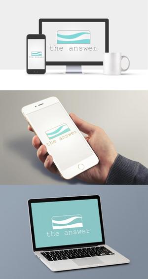 株式会社ガラパゴス (glpgs-lance)さんの心理学を学べる・メンタルを強くするオンラインスクール「the answer」のロゴへの提案