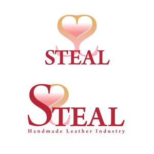 inox_000さんのレザーブランド「STEAL」のロゴ作成への提案