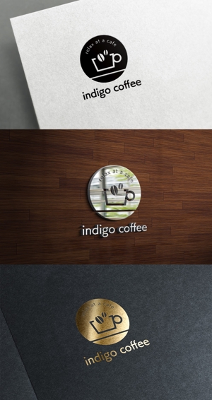 株式会社ガラパゴス (glpgs-lance)さんのタイバンコクにも進出予定！のカフェ『indigo coffee』のロゴ作製への提案