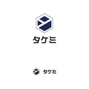 仲藤猛 (dot-impact)さんの土木工事会社「株式会社タケミ」のロゴ制作への提案