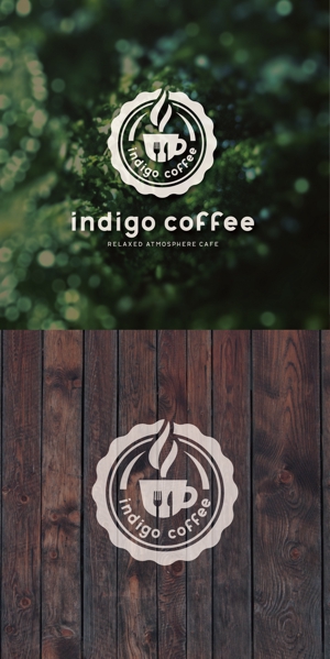 sai ()さんのタイバンコクにも進出予定！のカフェ『indigo coffee』のロゴ作製への提案