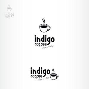 tokko4 ()さんのタイバンコクにも進出予定！のカフェ『indigo coffee』のロゴ作製への提案