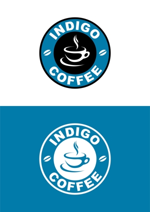araim (araim)さんのタイバンコクにも進出予定！のカフェ『indigo coffee』のロゴ作製への提案