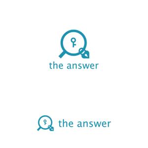 poppper (torifup)さんの心理学を学べる・メンタルを強くするオンラインスクール「the answer」のロゴへの提案