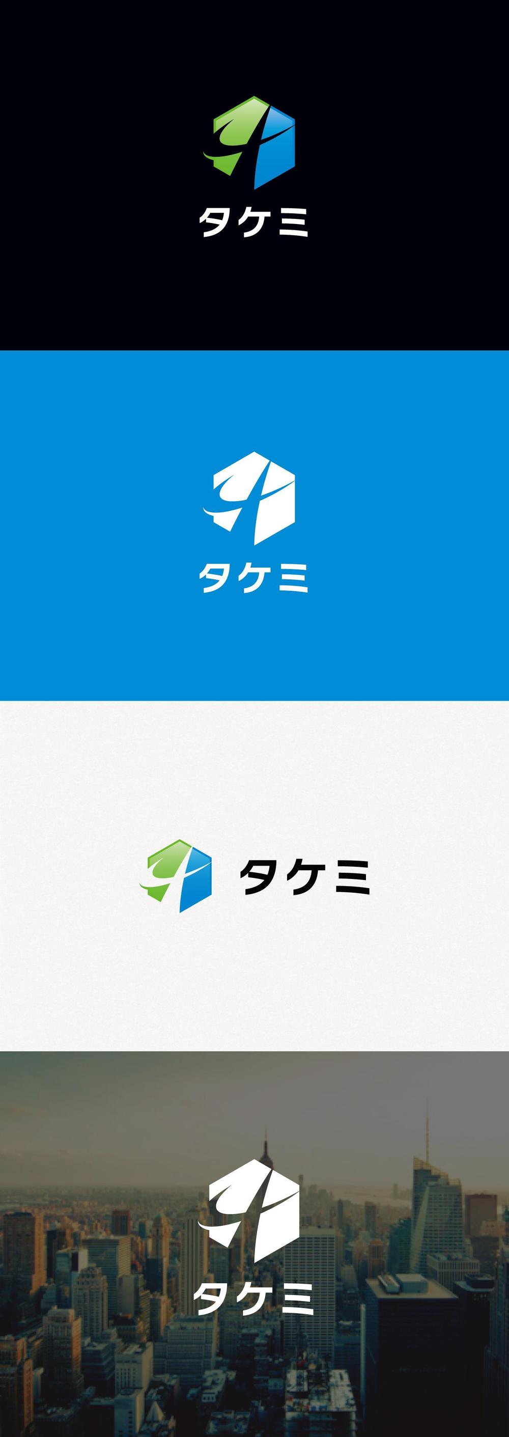 土木工事会社「株式会社タケミ」のロゴ制作