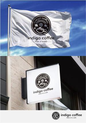 drkigawa (drkigawa)さんのタイバンコクにも進出予定！のカフェ『indigo coffee』のロゴ作製への提案