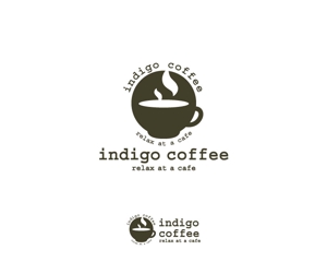 Chapati (tyapa)さんのタイバンコクにも進出予定！のカフェ『indigo coffee』のロゴ作製への提案
