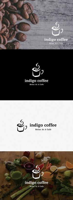 tanaka10 (tanaka10)さんのタイバンコクにも進出予定！のカフェ『indigo coffee』のロゴ作製への提案