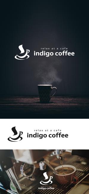 enj19 (enj19)さんのタイバンコクにも進出予定！のカフェ『indigo coffee』のロゴ作製への提案