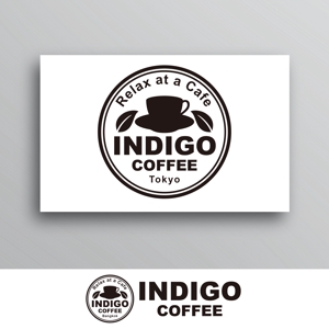 White-design (White-design)さんのタイバンコクにも進出予定！のカフェ『indigo coffee』のロゴ作製への提案