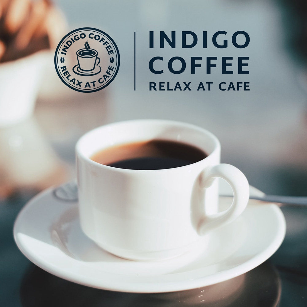 タイバンコクにも進出予定！のカフェ『indigo coffee』のロゴ作製