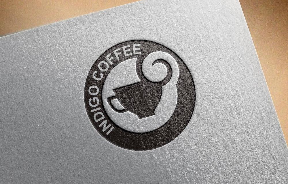 タイバンコクにも進出予定！のカフェ『indigo coffee』のロゴ作製