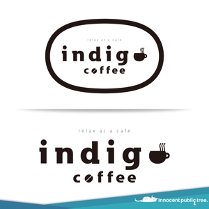 Innocent public tree (nekosu)さんのタイバンコクにも進出予定！のカフェ『indigo coffee』のロゴ作製への提案