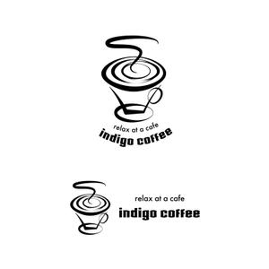 mogu ai (moguai)さんのタイバンコクにも進出予定！のカフェ『indigo coffee』のロゴ作製への提案