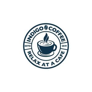 ADAT_design studio (adat1223)さんのタイバンコクにも進出予定！のカフェ『indigo coffee』のロゴ作製への提案