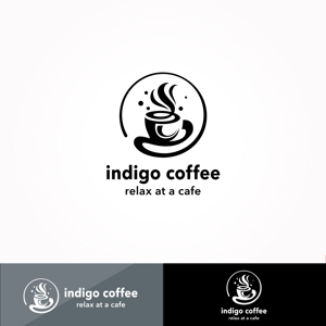 YOO GRAPH (fujiseyoo)さんのタイバンコクにも進出予定！のカフェ『indigo coffee』のロゴ作製への提案