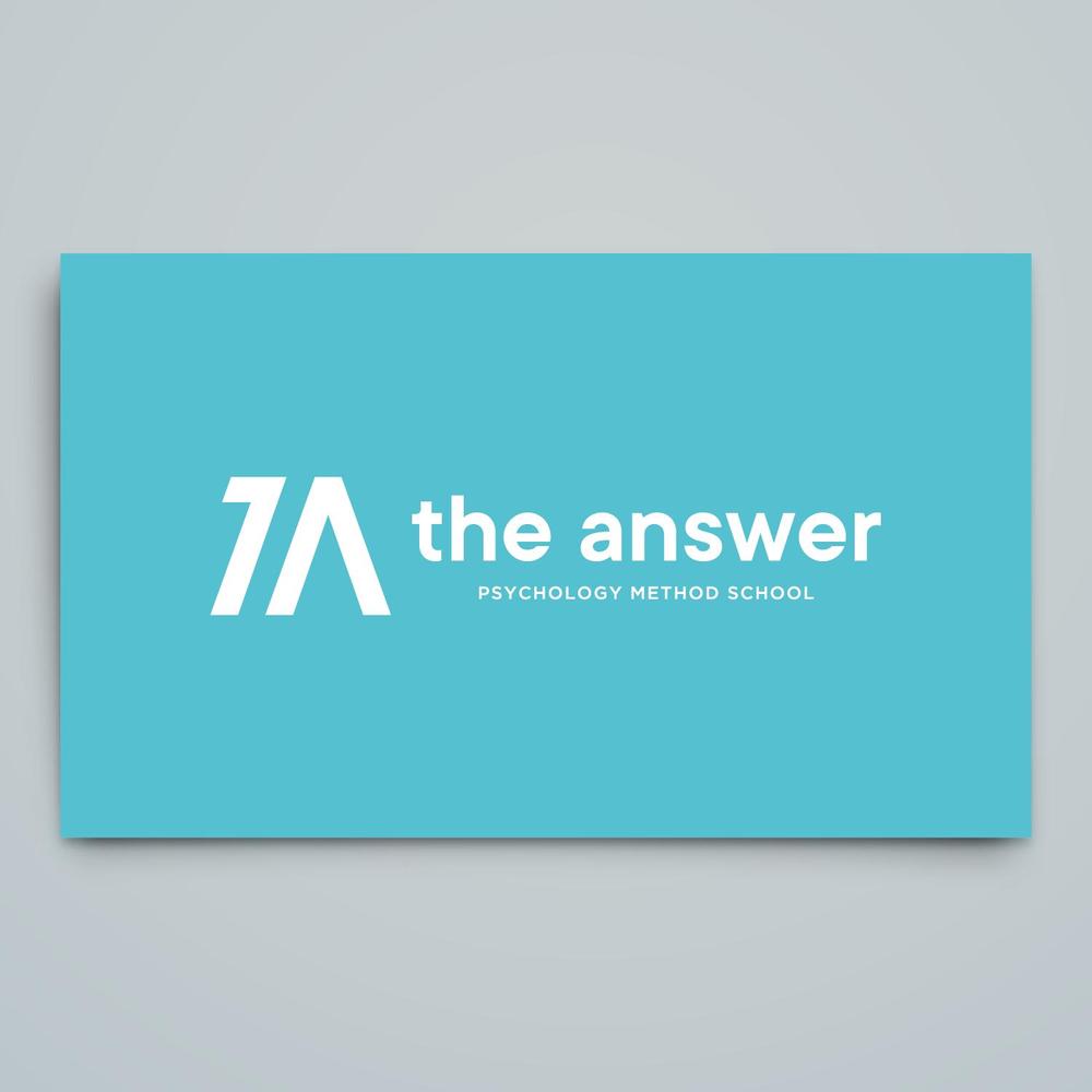 心理学を学べる・メンタルを強くするオンラインスクール「the answer」のロゴ