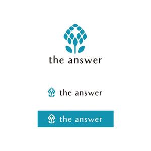  K-digitals (K-digitals)さんの心理学を学べる・メンタルを強くするオンラインスクール「the answer」のロゴへの提案