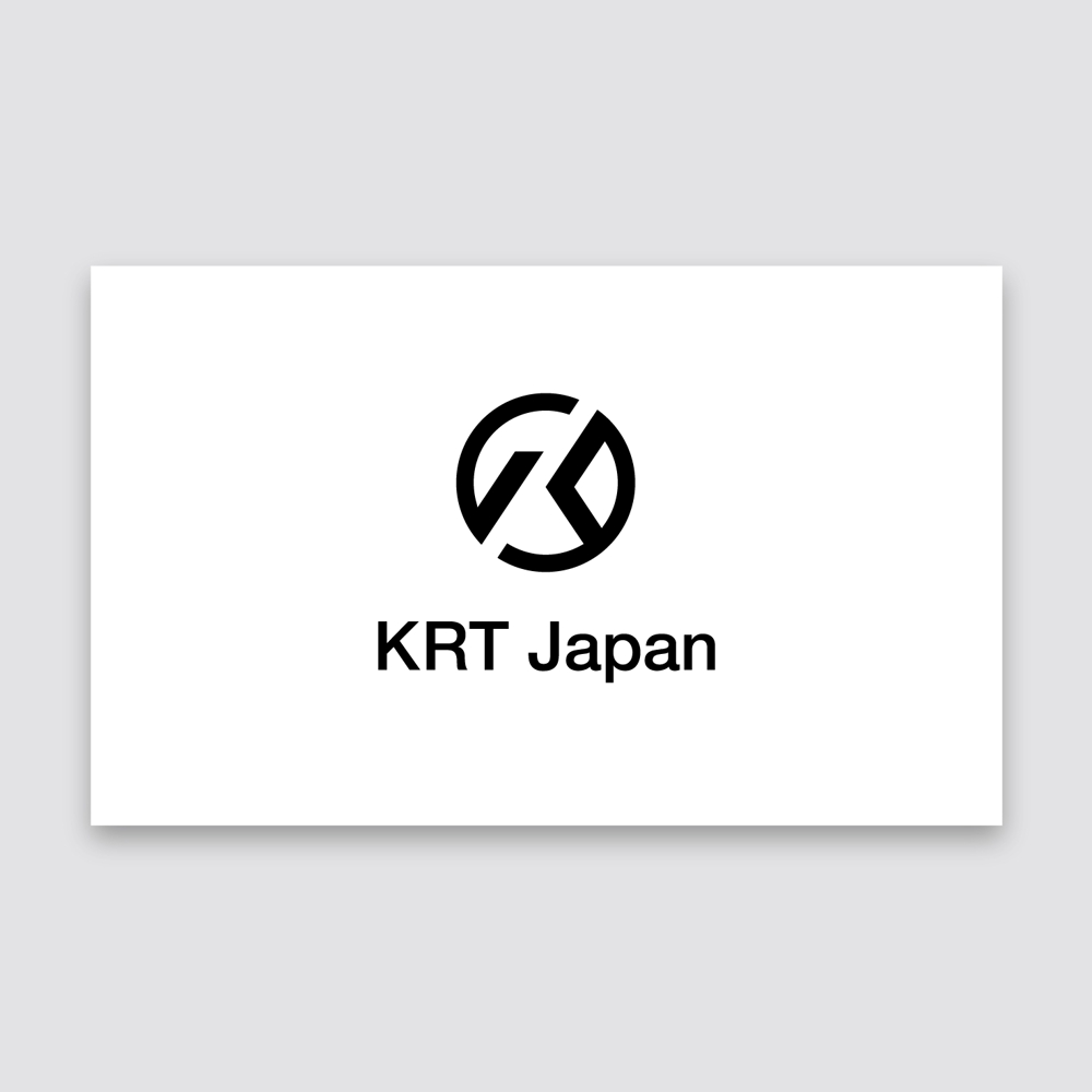 自動車輸出入販売　「KRT Japan」の会社ロゴ