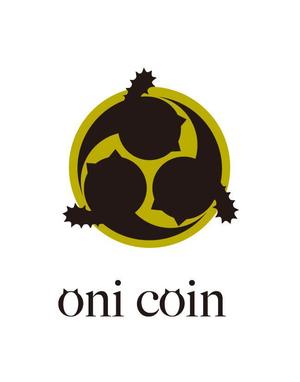 jp tomo (jp_tomo)さんの仮想通貨 oni coin のシンボルマークロゴ作成への提案