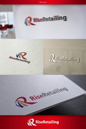 coco design (tomotin)さんの3部門を統括する「RiseRetailing 」のロゴ作成への提案