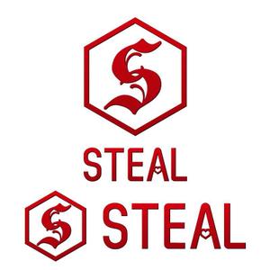 perles de verre (perles_de_verre)さんのレザーブランド「STEAL」のロゴ作成への提案