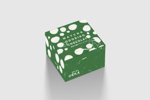 .PATH (mag_dag_dag)さんのお抹茶を使ったガトーショコラのパッケージデザインへの提案