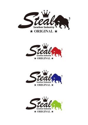 tracrinさんのレザーブランド「STEAL」のロゴ作成への提案