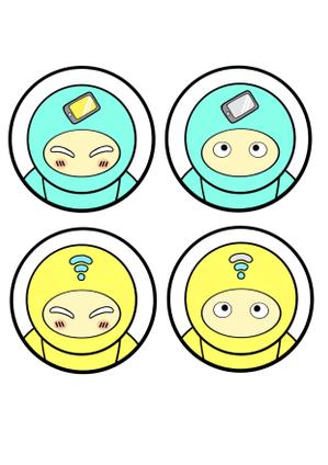 ainohara (ainohara)さんのトラブルサポートのサイトおよびチャットアイコン用キャラクターデザインへの提案