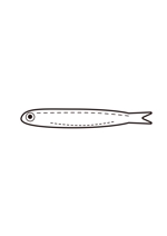 今っぽい 魚の しらす 一匹のイラストの事例 実績 提案一覧 Id イラスト制作の仕事 クラウドソーシング ランサーズ
