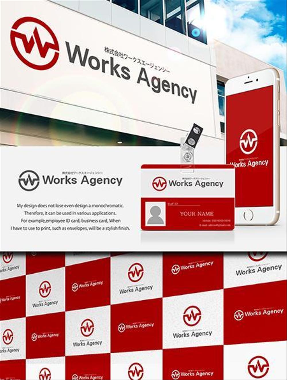 【企業ロゴ】コンサルティング会社「株式会社Works Agency」のロゴ作成依頼