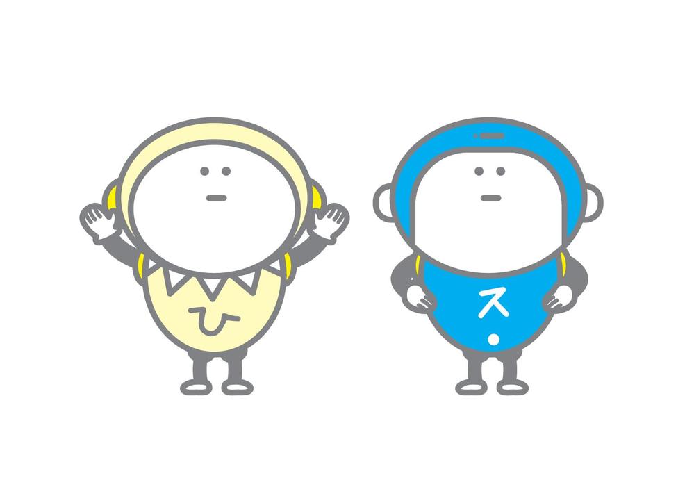 トラブルサポートのサイトおよびチャットアイコン用キャラクターデザイン