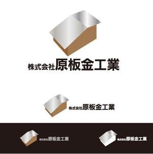 kora３ (kora3)さんの建築板金業（金属屋根の施工会社）『株式会社原板金工業』のロゴへの提案