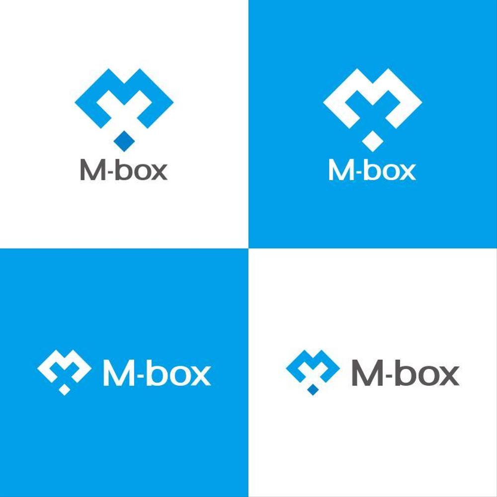 「M-Box」のロゴ作成