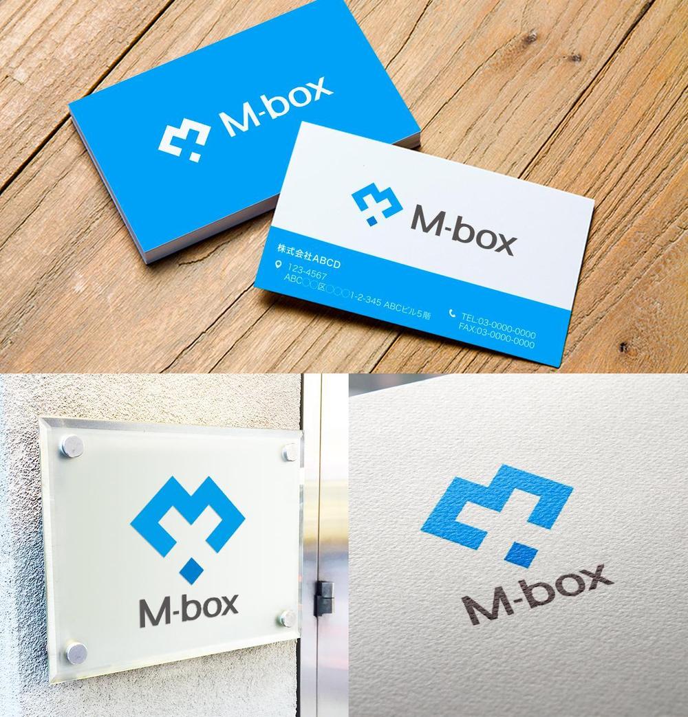 「M-Box」のロゴ作成