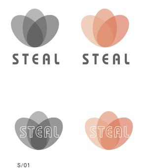 arc design (kanmai)さんのレザーブランド「STEAL」のロゴ作成への提案