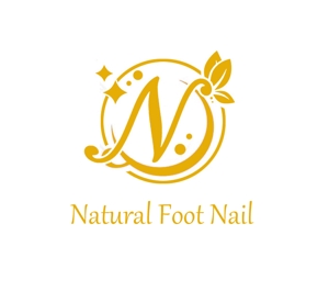 ぽんぽん (haruka0115322)さんのネイルサロン　「Natural Foot Nail」のロゴへの提案