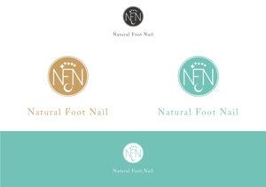 co (cosa)さんのネイルサロン　「Natural Foot Nail」のロゴへの提案