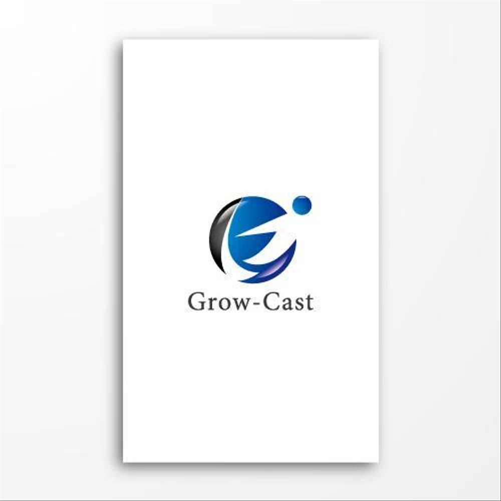 外国人特化の派遣会社 株式会社Ｇｒｏｗ－Ｃａｓｔのロゴ作成