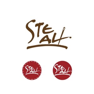 sasakid (sasakid)さんのレザーブランド「STEAL」のロゴ作成への提案