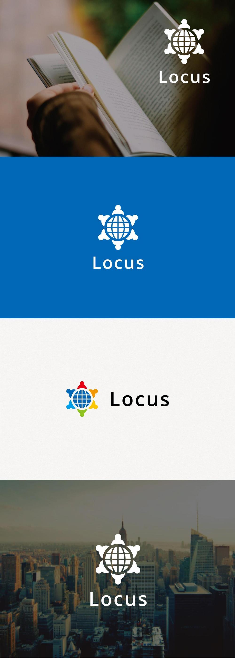 学生（小～高）向け英語塾「Locus／ローカス」のロゴ