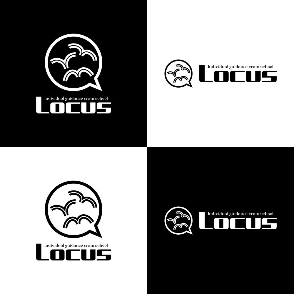 学生（小～高）向け英語塾「Locus／ローカス」のロゴ