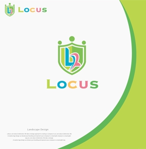 landscape (landscape)さんの学生（小～高）向け英語塾「Locus／ローカス」のロゴへの提案